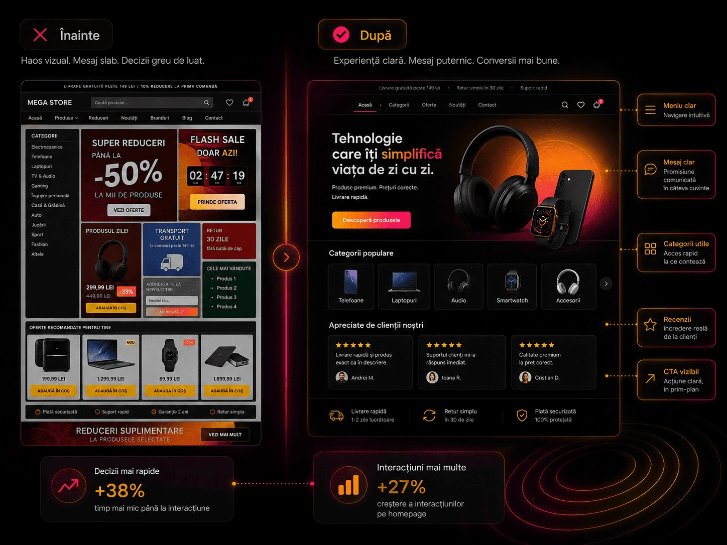 De ce contează optimizarea user experience în homepage la un magazin online