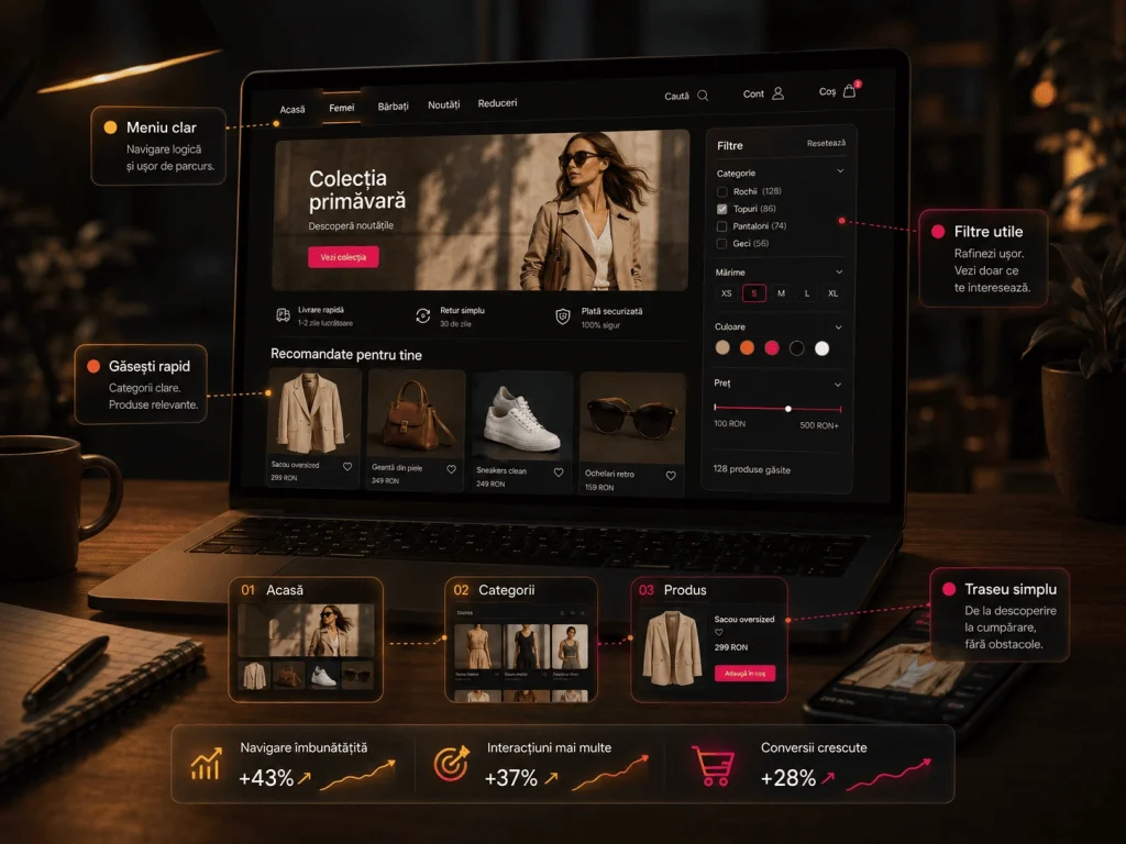 Optimizare UX  pentru un magazin online