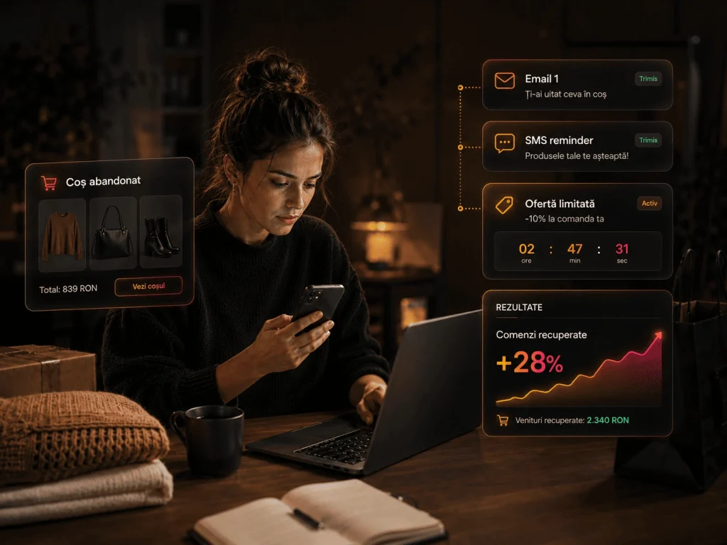 Automatizările esențiale pentru ecommerce care aduc clienții înapoi și cresc vânzările