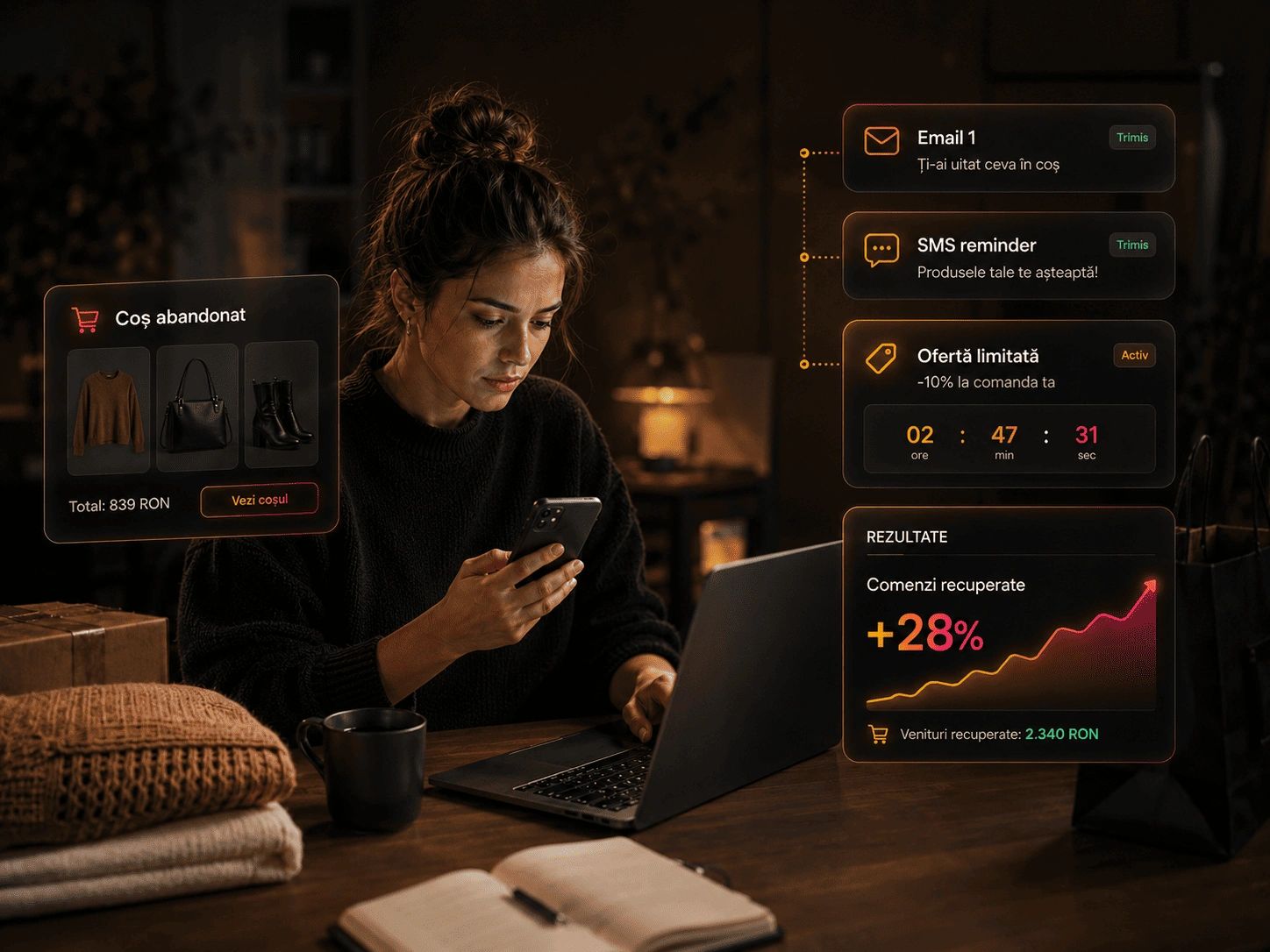 Automatizările esențiale pentru ecommerce care aduc clienții înapoi și cresc vânzările